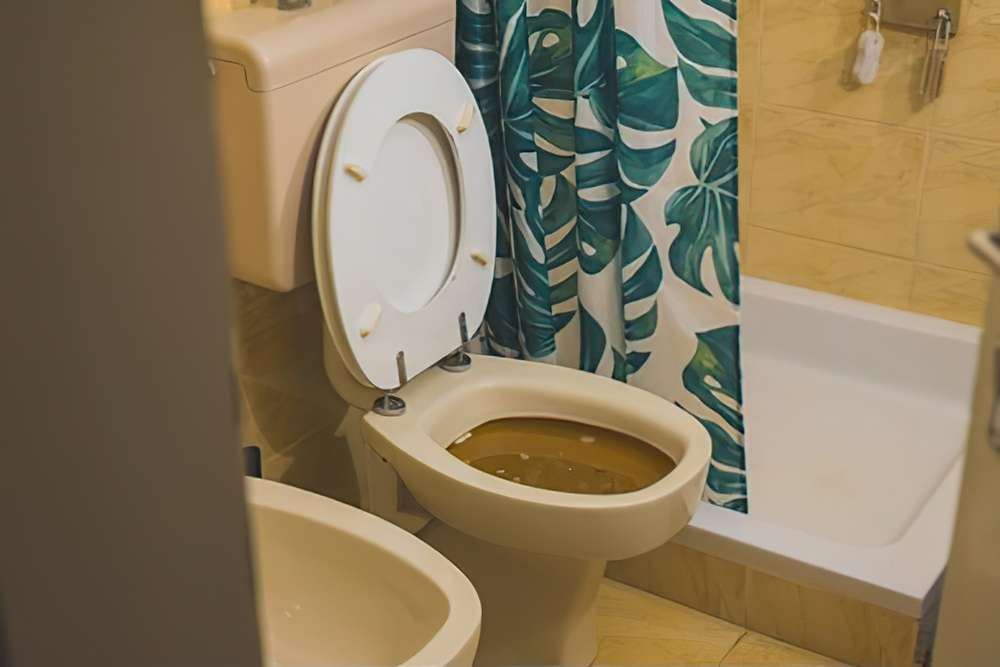 toilet clog overflow