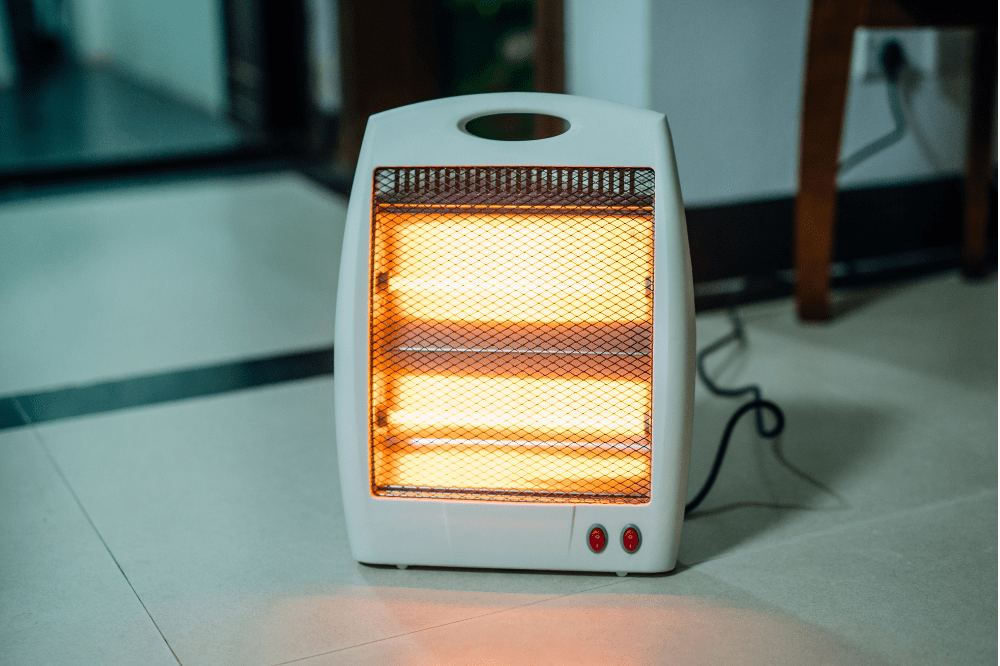 Dangers of using space heaters to thaw frozen pipes