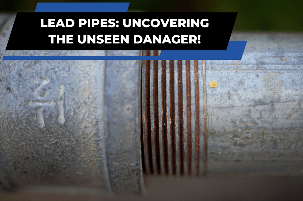 Image of an old lead pipe - representing the dangers of lead pipes in home plumbing systems.