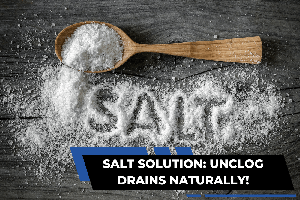 Poured salt on table from spoon, with 'salt' spelled using salt.